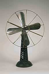 A gas powered fan